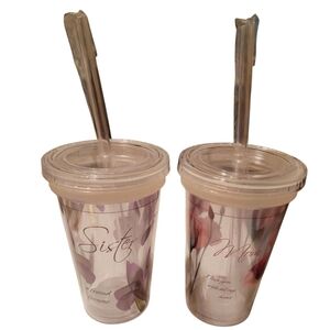 Mom & Sister Set Of Tumblers.